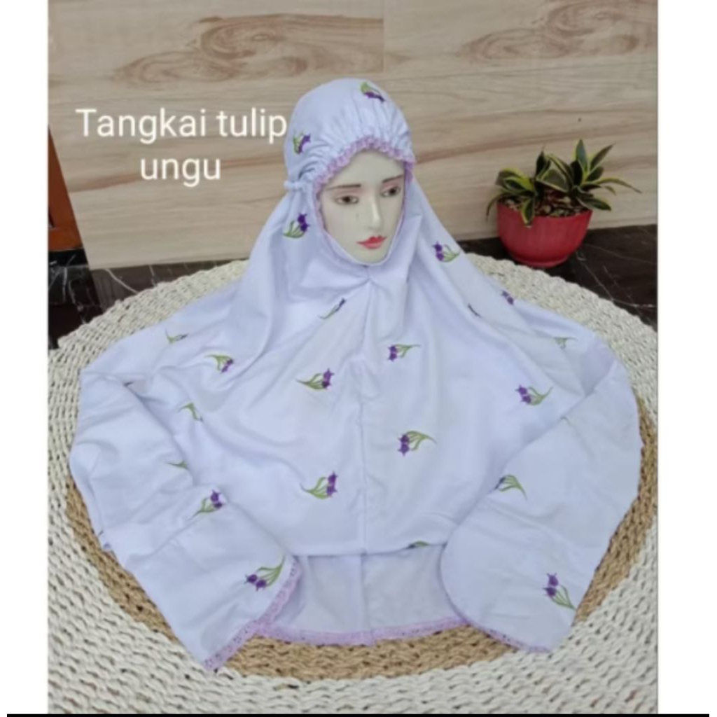 MUKENA TERUSAN DEWASA✓MUKENA KATUN MURAH
