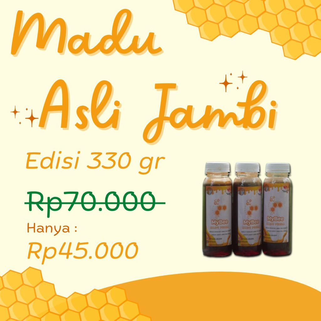 

Madu Asli Jambi MyBee 330 gr