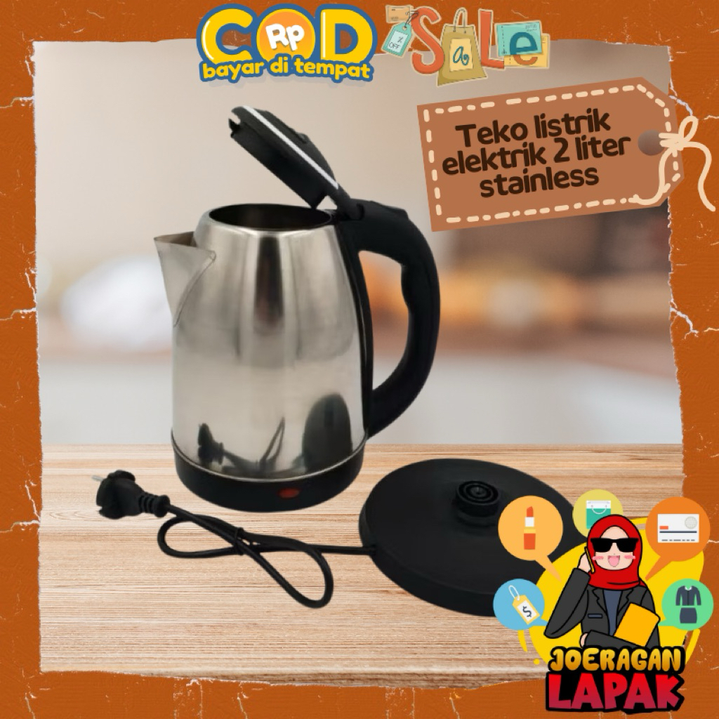 [JOERAGAN LAPAK] TEKO LISTRIK ELEKTRIK STAINLESS STEEL 2 LITER 2,3 L SUBRON MAYAMA MYVO TERMOS AIR P
