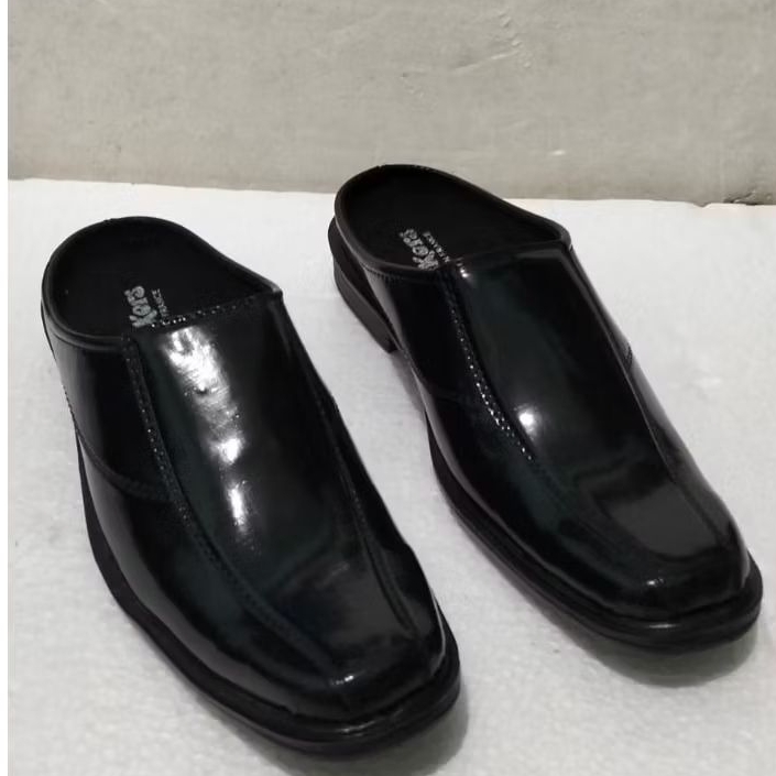 OK Sepatu selop pantofel pria sepatu formal pria tanpa tali sepatu sandal pria bustong pantopel