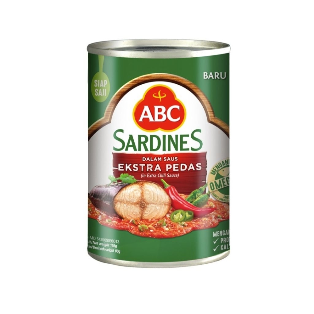 

ABC Sarden Saus Extra Pedas 425 g