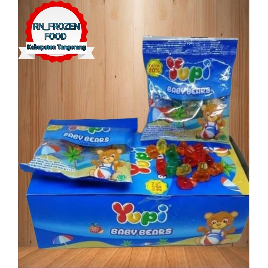 

PERMEN YUPI BABY BEARS KEMASAN 1 BOX ISI 24's