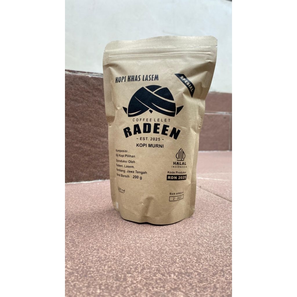 

@200grm KOPI RADEEN/Kopi Lelet/Kopi Khas Lasem/ Kopi Murni