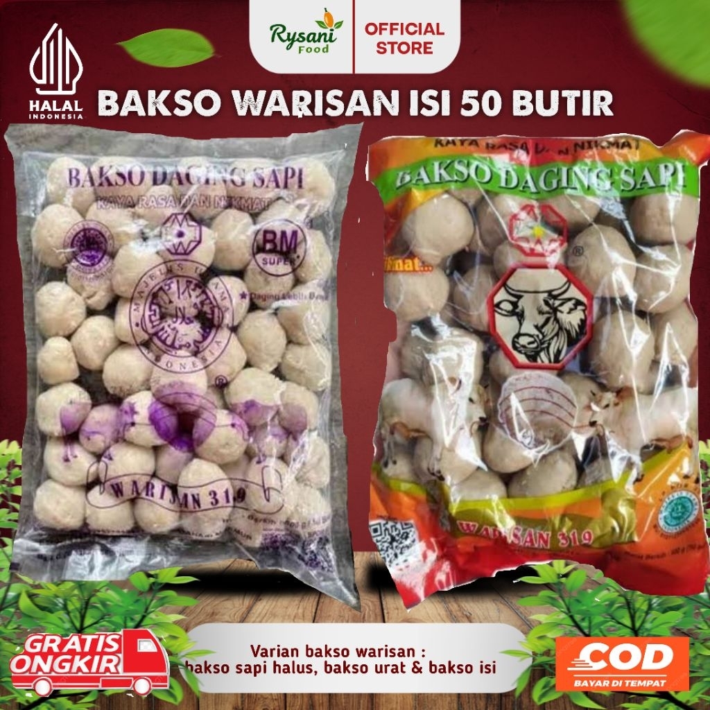 

BASO WARISAN BASO DAGING SAPI ISI 25 - 50 PCS