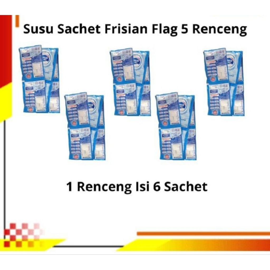 

frisian flag sachet putih isi 30pcs
