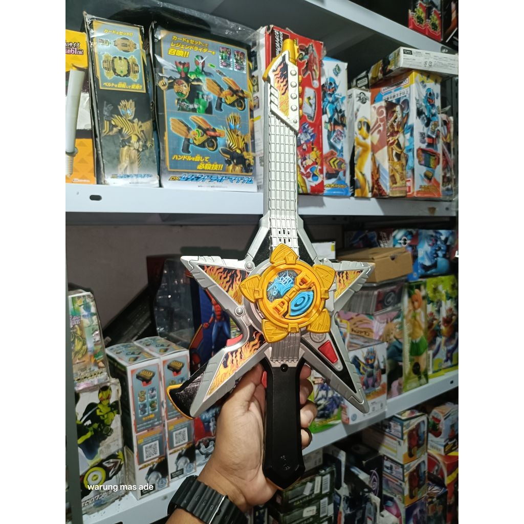 DX GUITAR NINGEKI STAR SWORD GUN SHURIKEN SENTAI NINNINNGER - GUITAR STORM POWER RANGERS NINJA STEEL