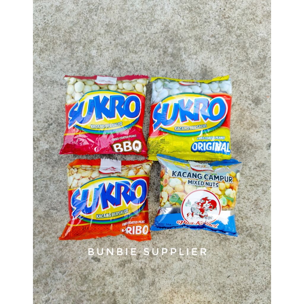 

Kacang SUKRO Dua Kelinci Isi 10pcs (RENCENG)