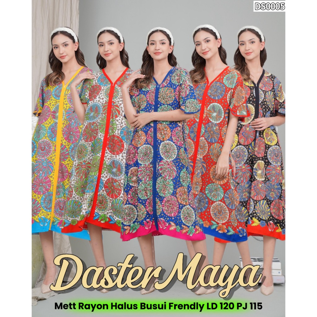 Jessa Batik Daster Maya by Jessa Batik Rayon Halus Busui Friendly LD 115 Kain Premium Adem Lembut