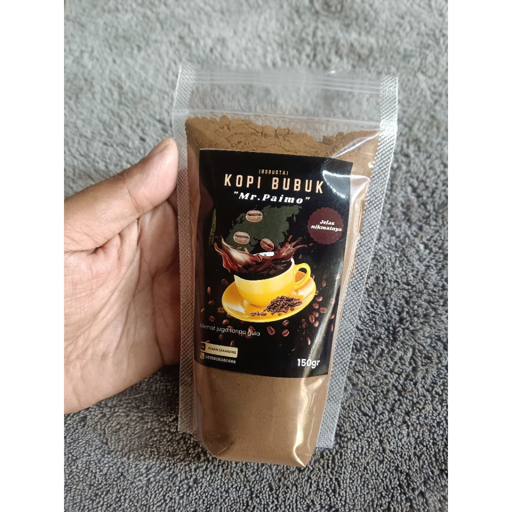 

KOPI BUBUK MURNI CAP MR.PAIMO
