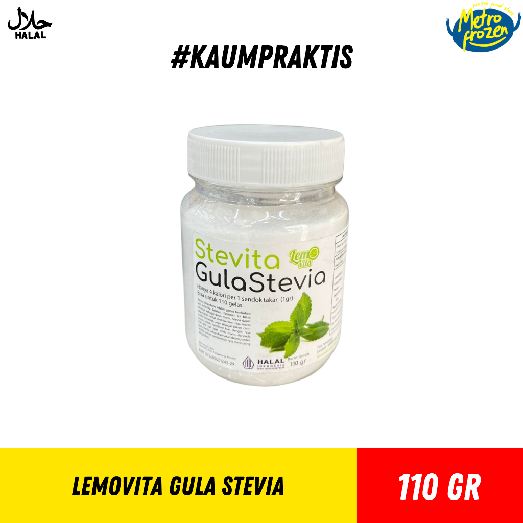 

LEMOVITA Gula Stevia 110gr //stevita lemovita //pemanis alami