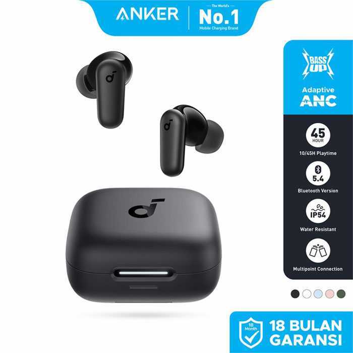 ANKER R50i NC A3949 A3959 TWS Anker Soundcore Full Bass Angker Headset Earphone Handsfree Bluetooth 