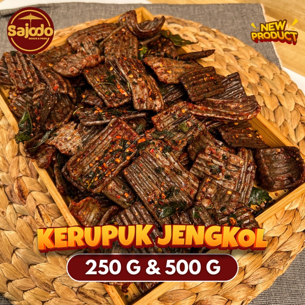 

KERUPUK JENGKOL SEBLAK KERING SAJODO SNACK & FOOD