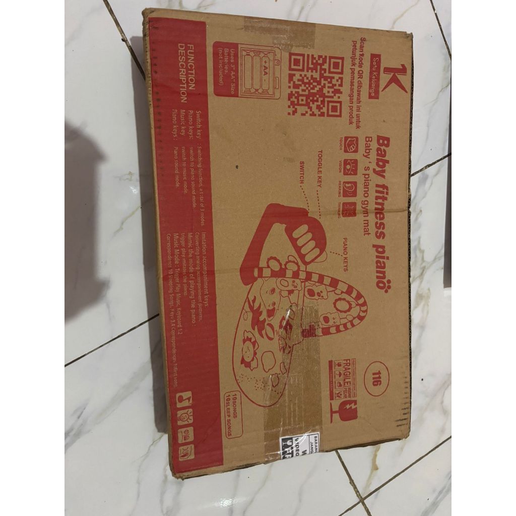 Baby fitness piano merek keluarga