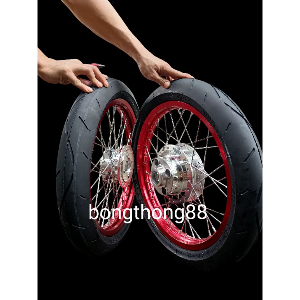 Velg Rossi 160 160 17 Plus Ban 90/80+90/80 GL Pro GL Max Scorpio Vixion old  Vixion New RX king Mega