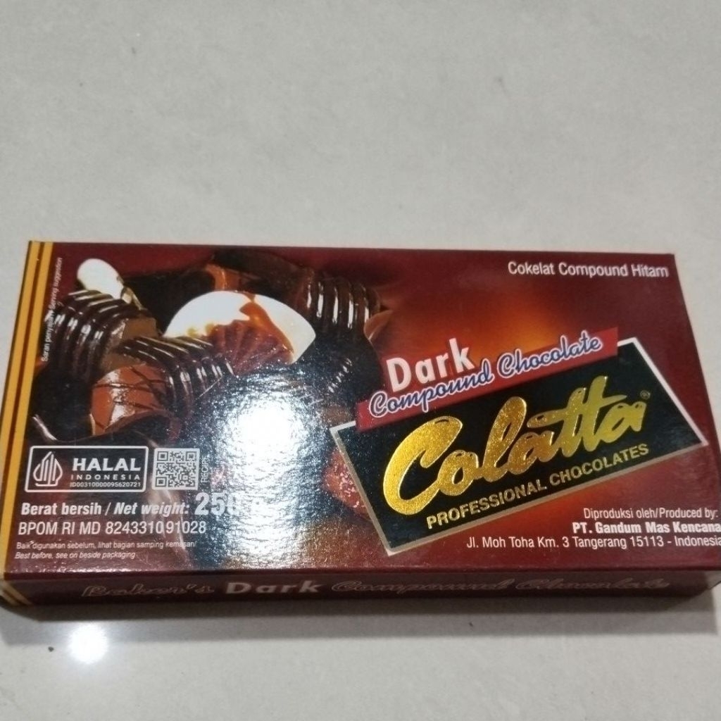 

Coklat batang colatta / dark coklat 250 g
