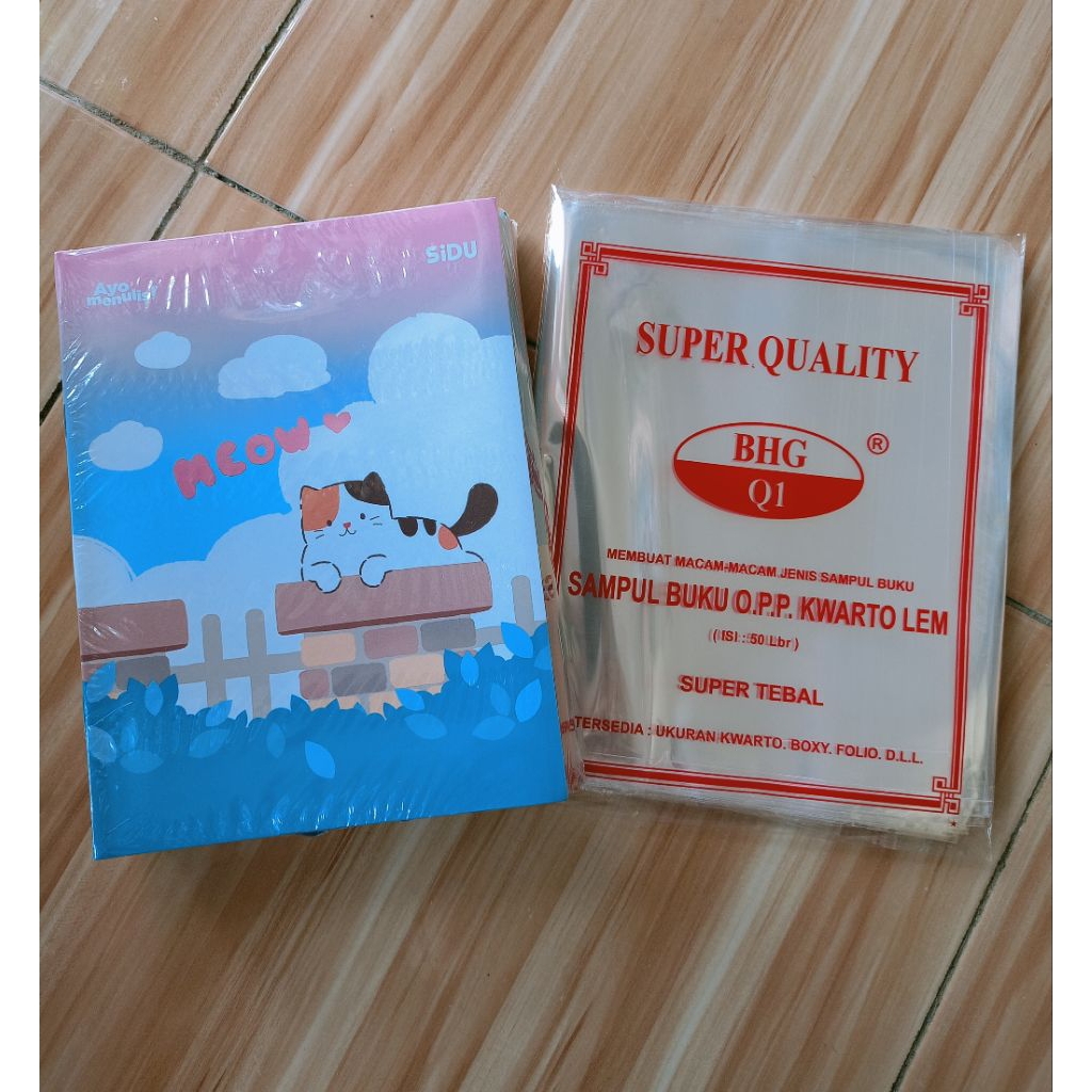 

PROMO HARGA BUNDLING BUKU TULIS SIDU 10PCS + SAMPUL PLASTIK BENING OPP 10PCS