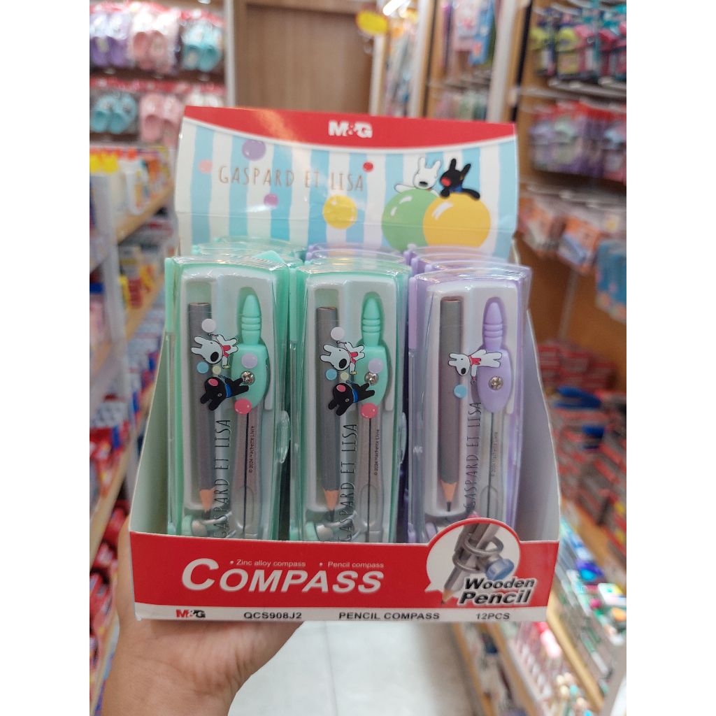 

M&G COMPASS GASPARD ET LISA (zinc alloy compass),(pencil compas)