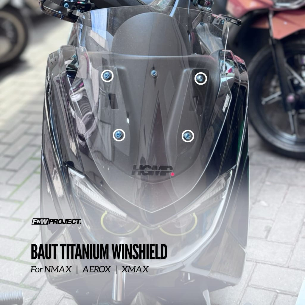 BAUT TITANIUM VISOR NMAX