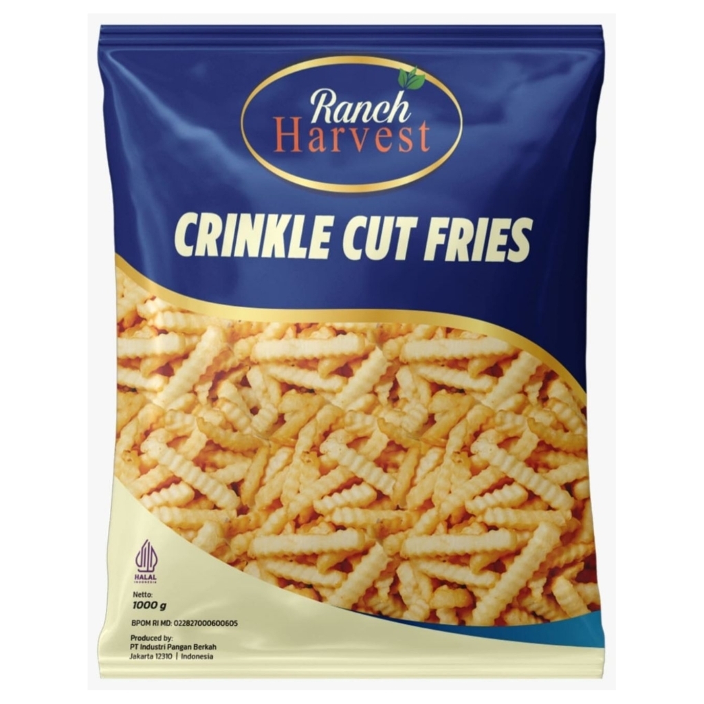 

Kentang Goreng RANCH Harvest Crinkle Cut 1Kg