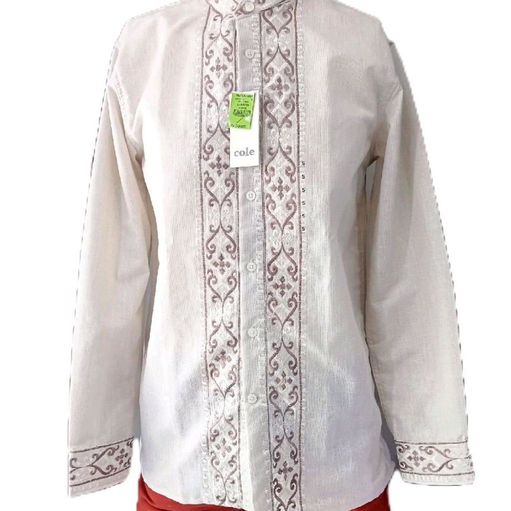 Cole Bordir Koko Lengan Panjang Pria