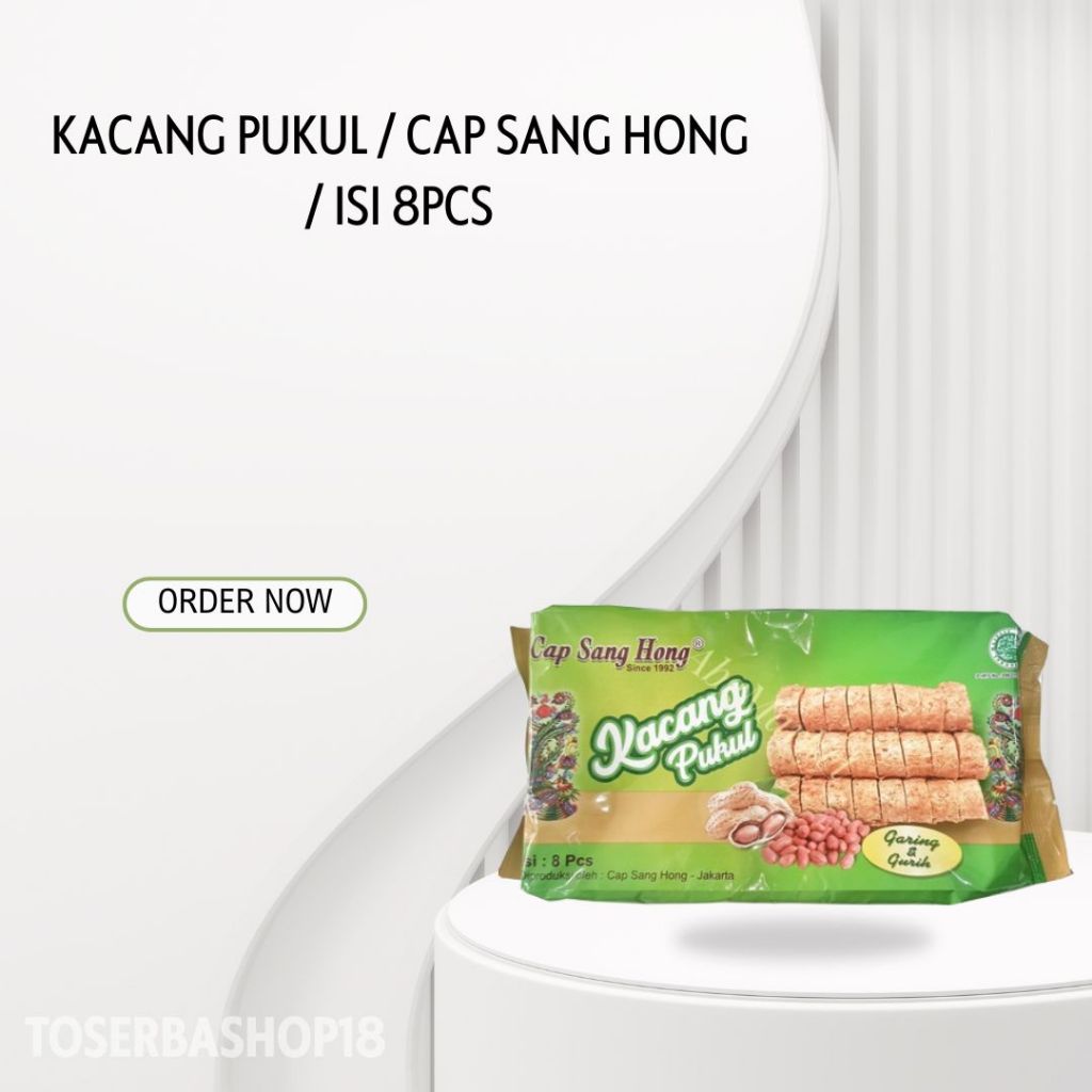 

Kacang Pukul / Teng-Teng Vegetarian Cap Sang Hong / isi 8pcs