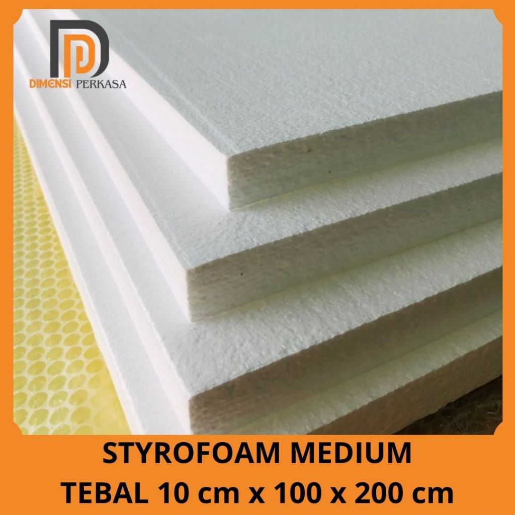 

Styrofoam medium tebal 10 cm 100 x 200 cm
