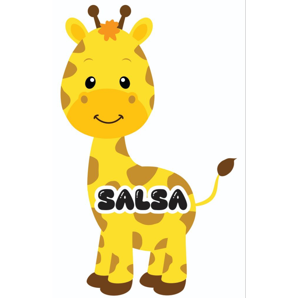 

name tag karakter MPLS jerapah