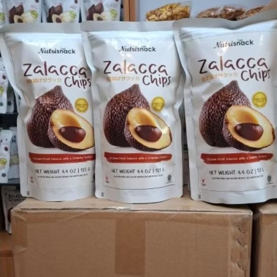 

Nutrisnack keripik buah premium kemasan pouch