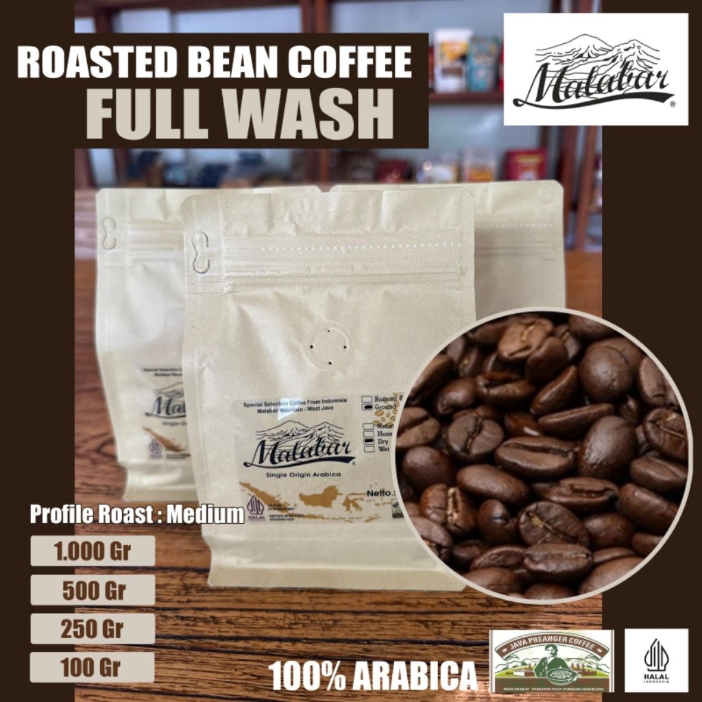 

Roasted Bean Full Wash Kopi Malabar
