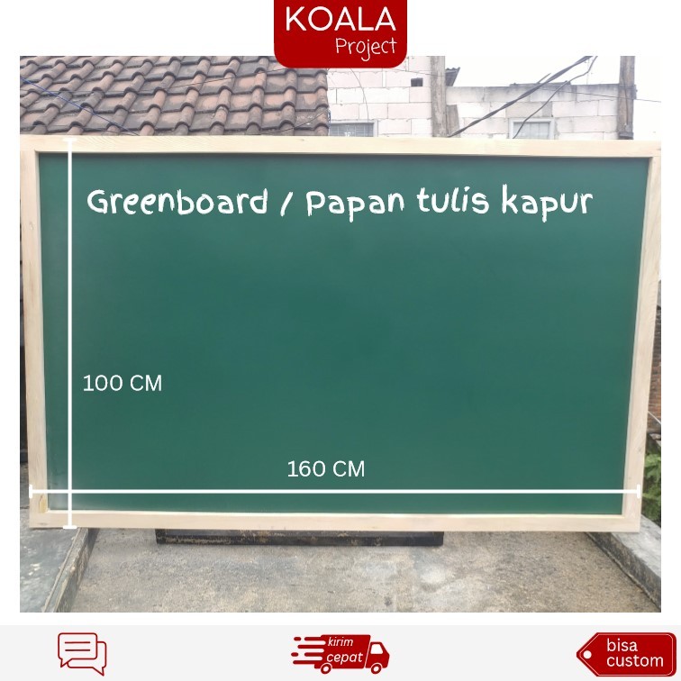 

PAPAN TULIS KAPUR BLACKBOARD 100x160 CM atau 160x100 cm KOALA PROJECT