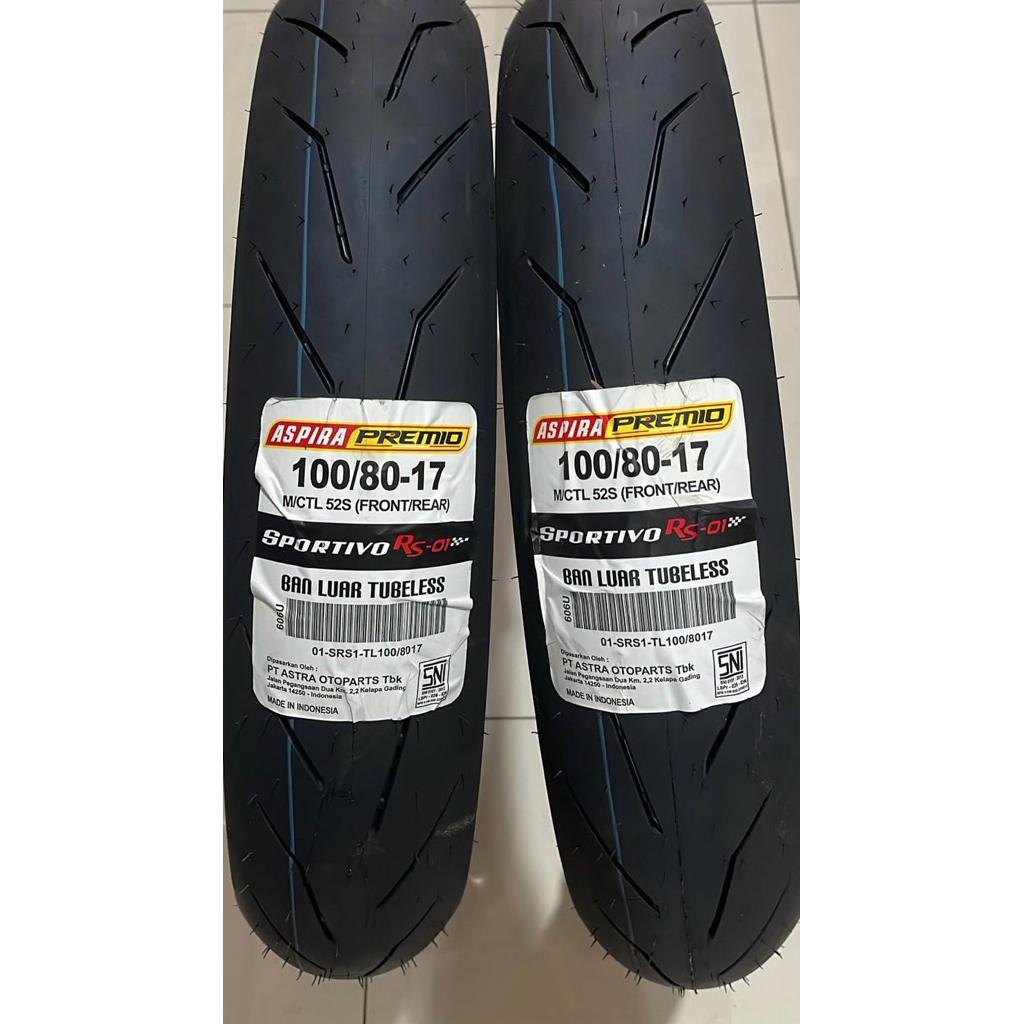 aspira premio sportivo rs 01 ukuran 100/80-17