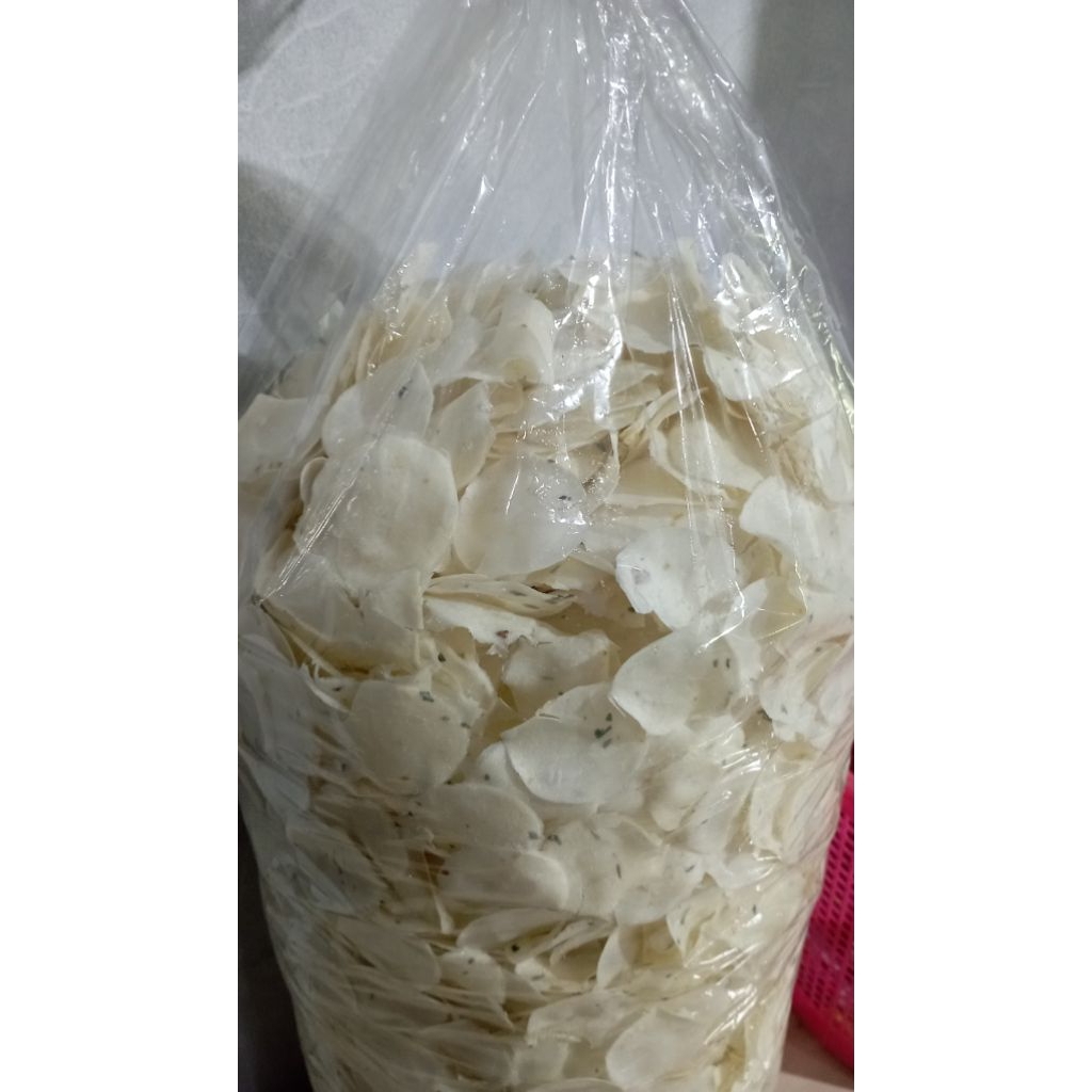 

kerupuk opak koin mentah