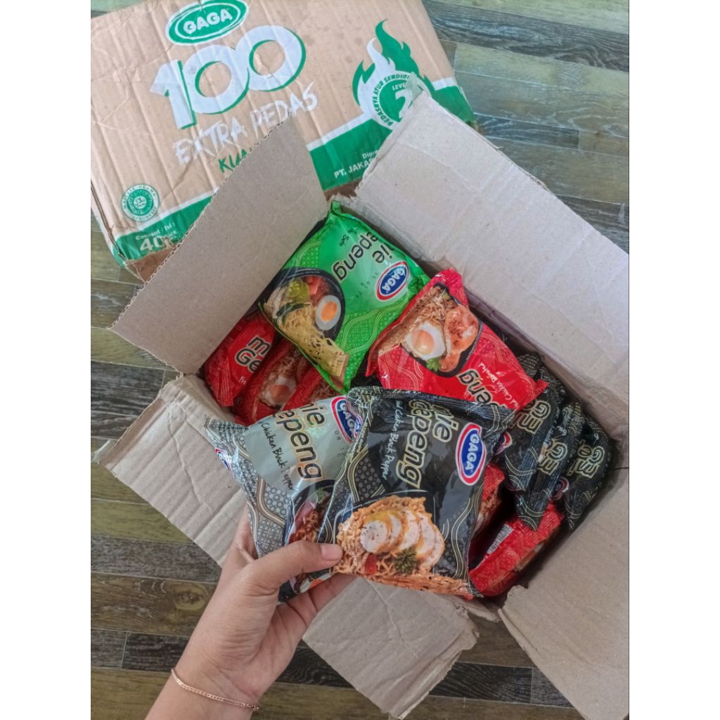 

Mie Gaga Gepeng Ready All Varian Rasa