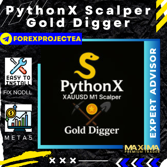 EA Robot Trading Expert Advisor MT5 PythonX M1 Scalper XAUUSD V5 - FIX