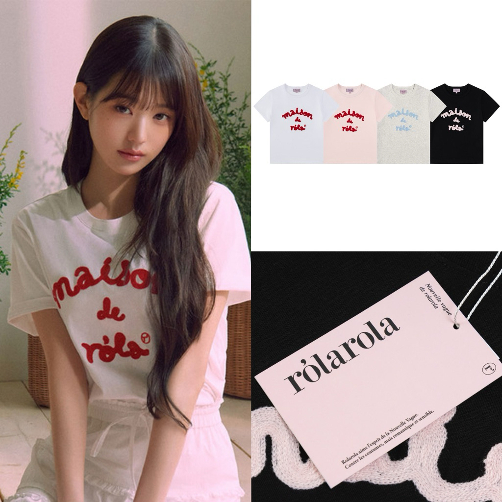 ROLAROLA Tshirt Maison De Rola Korean Slim Tee Jang Wooyoung