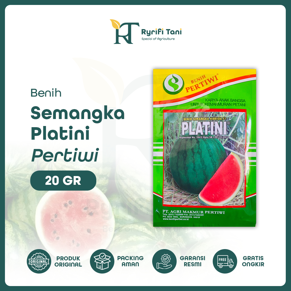 Pertiwi - Benih Semangka PLATINI 20gr (Non Biji)