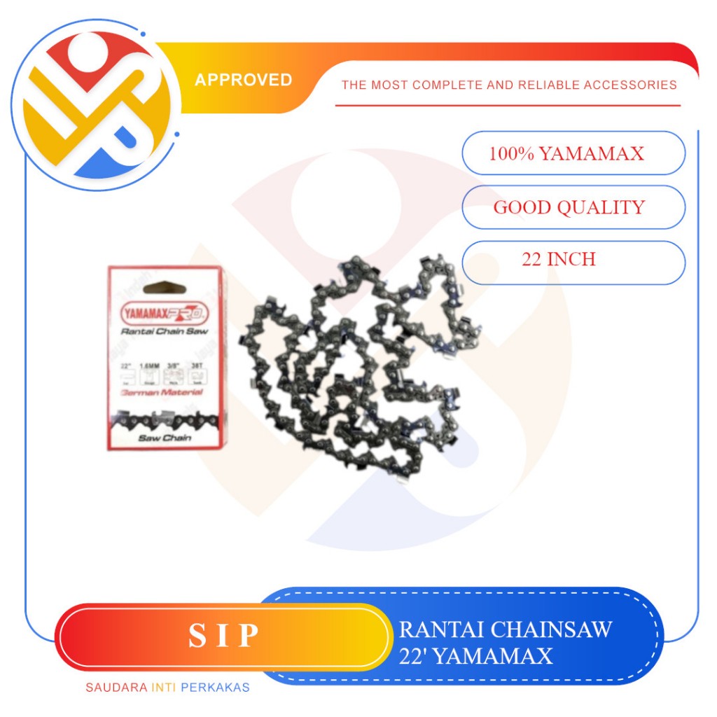 YAMAMAX PRO MATA RANTAI CHAINSAW SENSO SAW CHAIN 22" INCH 38T / YAMAMAX PRO Rantai potong chainsaw 2