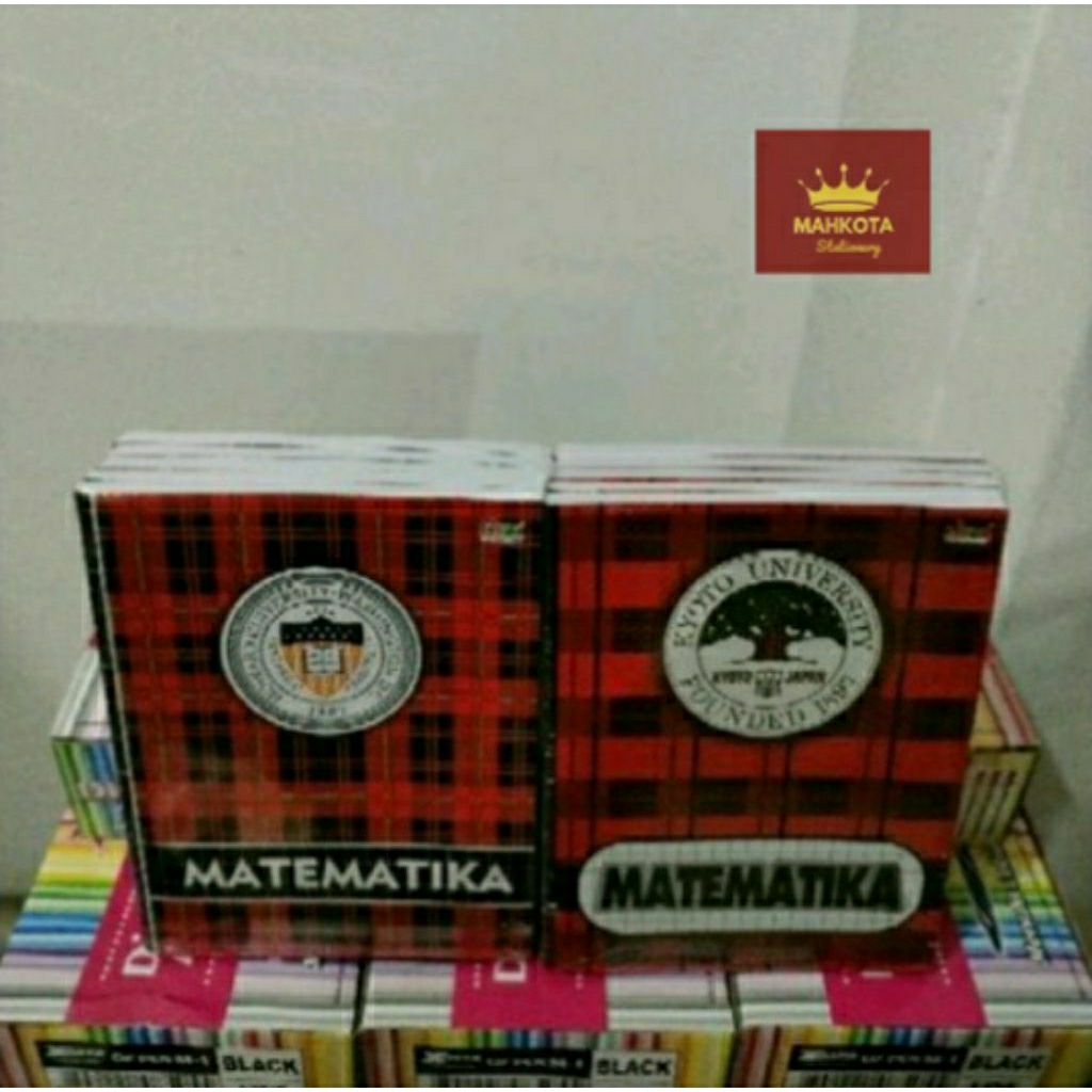 

Buku Tulis Siswa Matematika Petak Isi 100 lbr Motif Campur