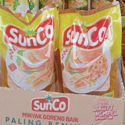 

Minyak goreng sunco kemasan pouch 1L/2L