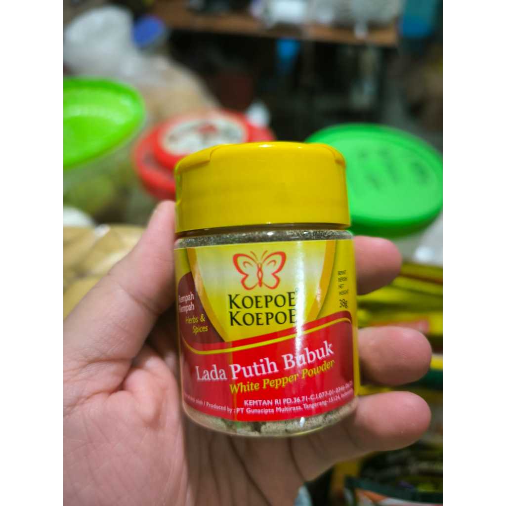 

Lada Putih Bubuk Koepoe Kopoe 380 Gram