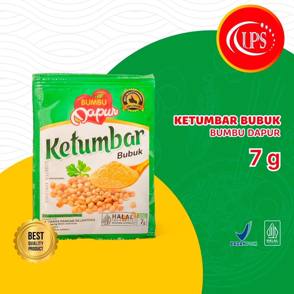

Bumbu Dapur Ketumbar Bubuk 1 Renteng Isi 12 Sachet – Ketumbar Halus Instan 7 Gram