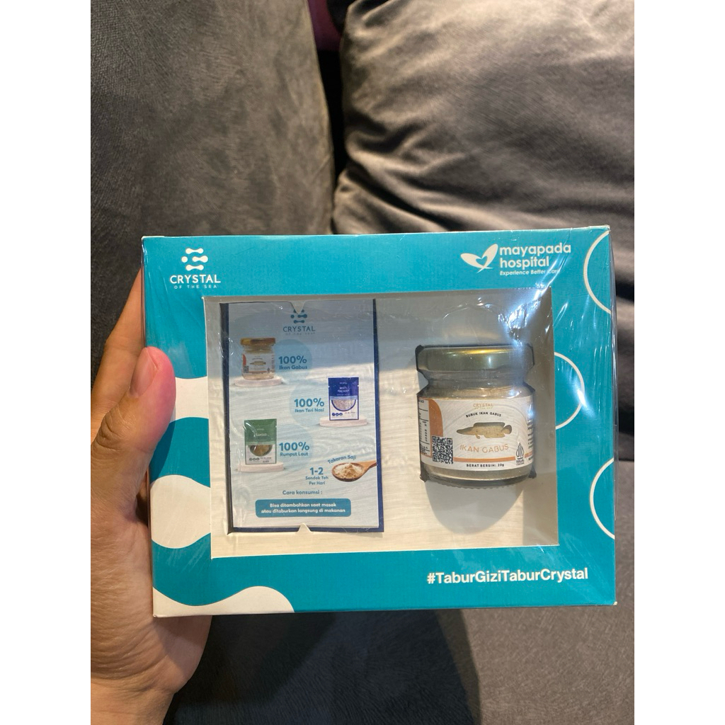 

NEW Crystal of the sea Bubuk Ikan Gabus 20gr