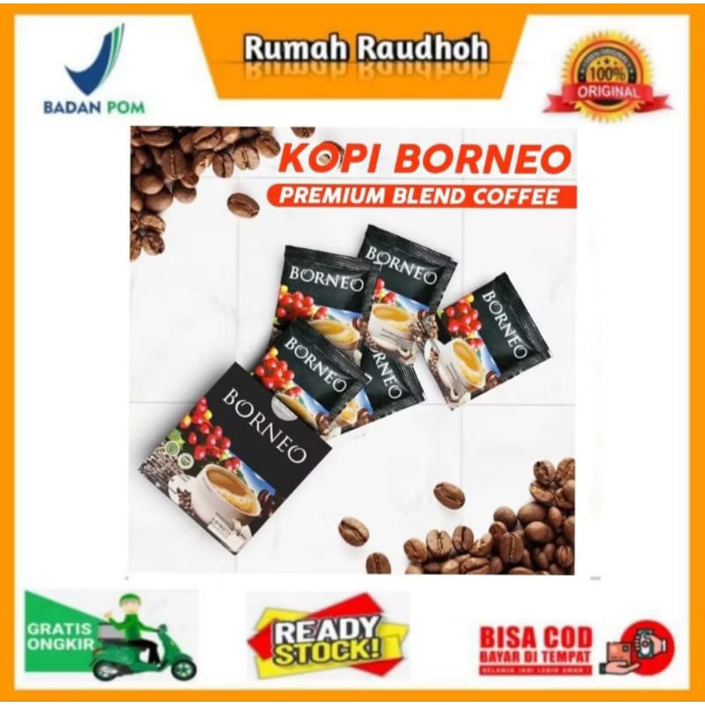 

KOPI BORNEO PERSACHET PREMIUM BLEND COFFEE ORIGINAL BPOM