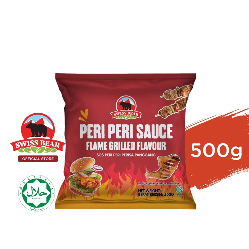 

Swiss Bear Peri Peri Sauce ( Flamed Grilled ) 500gm