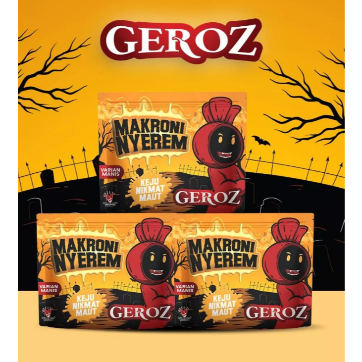 

Geroz - Makroni Nyerem - Varian Manis Rasa Keju Nikmat isi 3