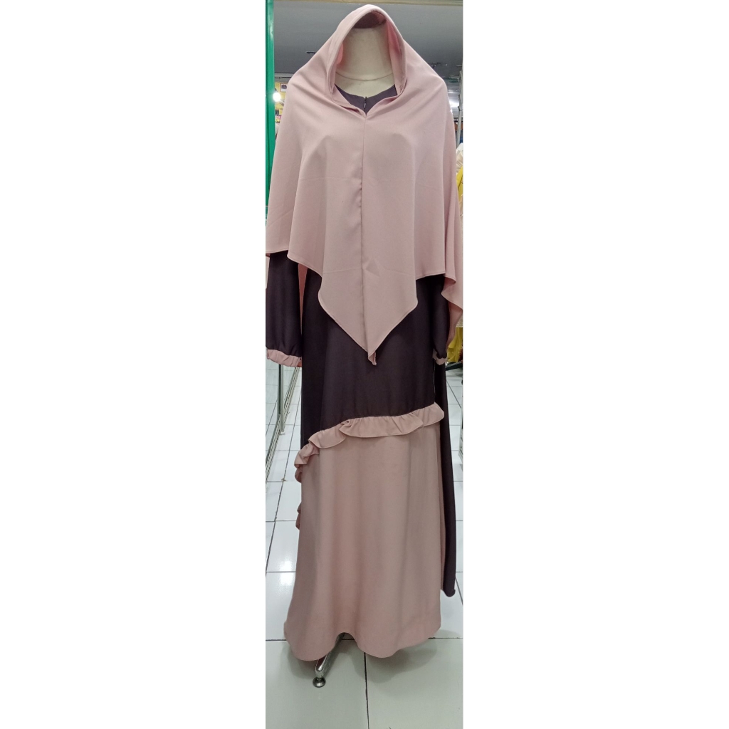 GamisSyar'isetkhimarPremium-FashionMuslimUkuranLD=90 P=138