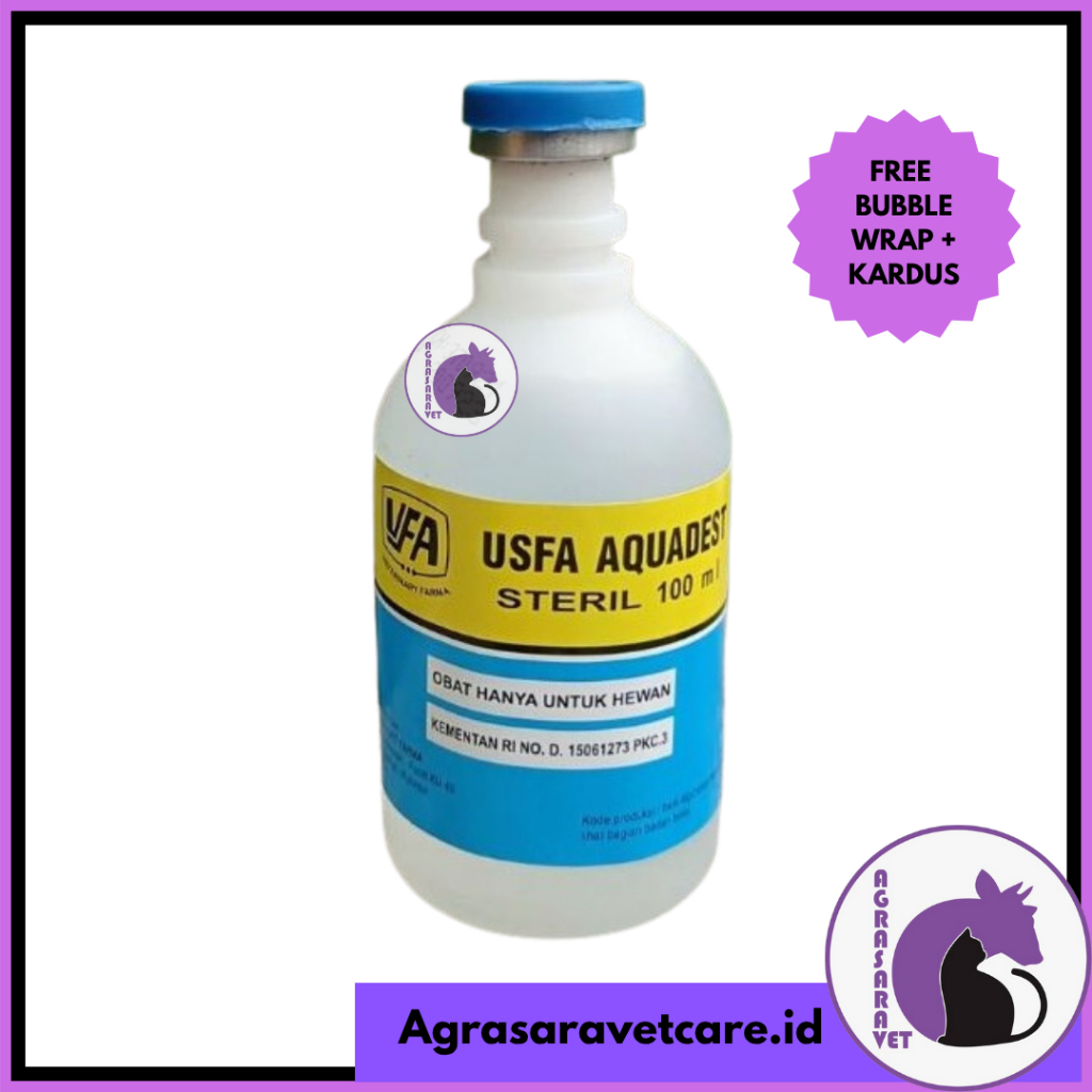 Aquadest/ Aquadest Steril 100 Ml Usfa