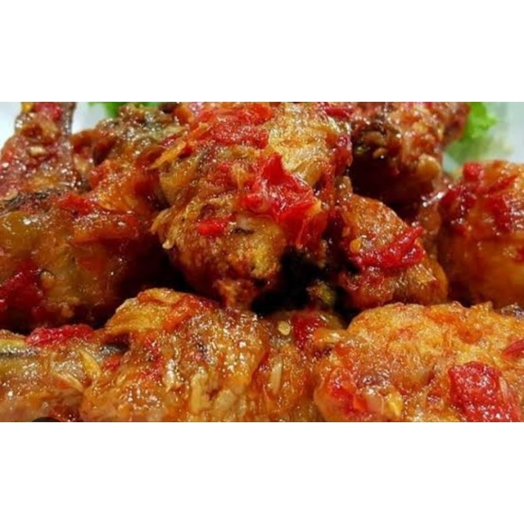 

ayam goreng balado 10 potong siap makan