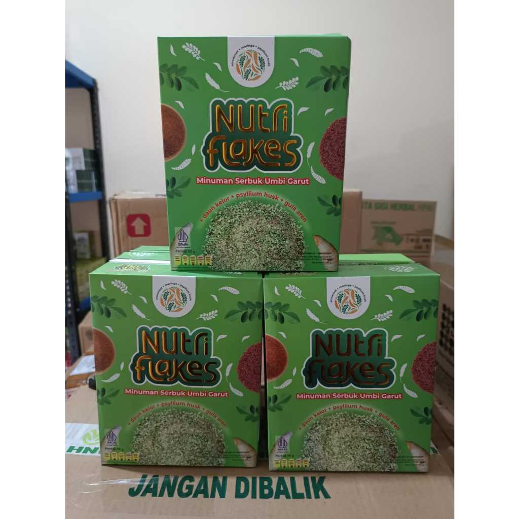 

NUTRI FLAKES UMBI GARUT 280GR PAKET 5 BOK