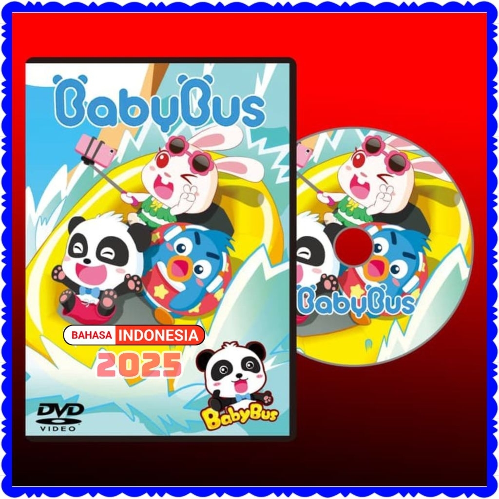 KASET DVD BABY BUS TERBARU 2025 DUBBING BAHASA INDONESIA-KASET DVD ANAK ANAK CARTOON ANIMASI TERBARU